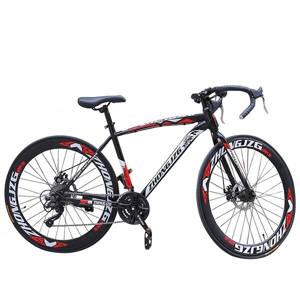 Commuters aluminum full suspension road bike 21 speed disc brakes shop 700c
