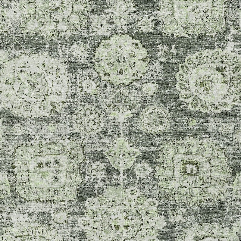 HomeRoots Floral Transitional Rectangle Outdoor Rug