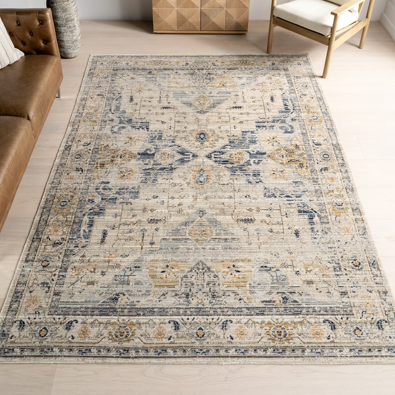 Nuloom Martha Medallion Indoor/Outdoor Area Rug - 2' x 8' Runner - Multicolor