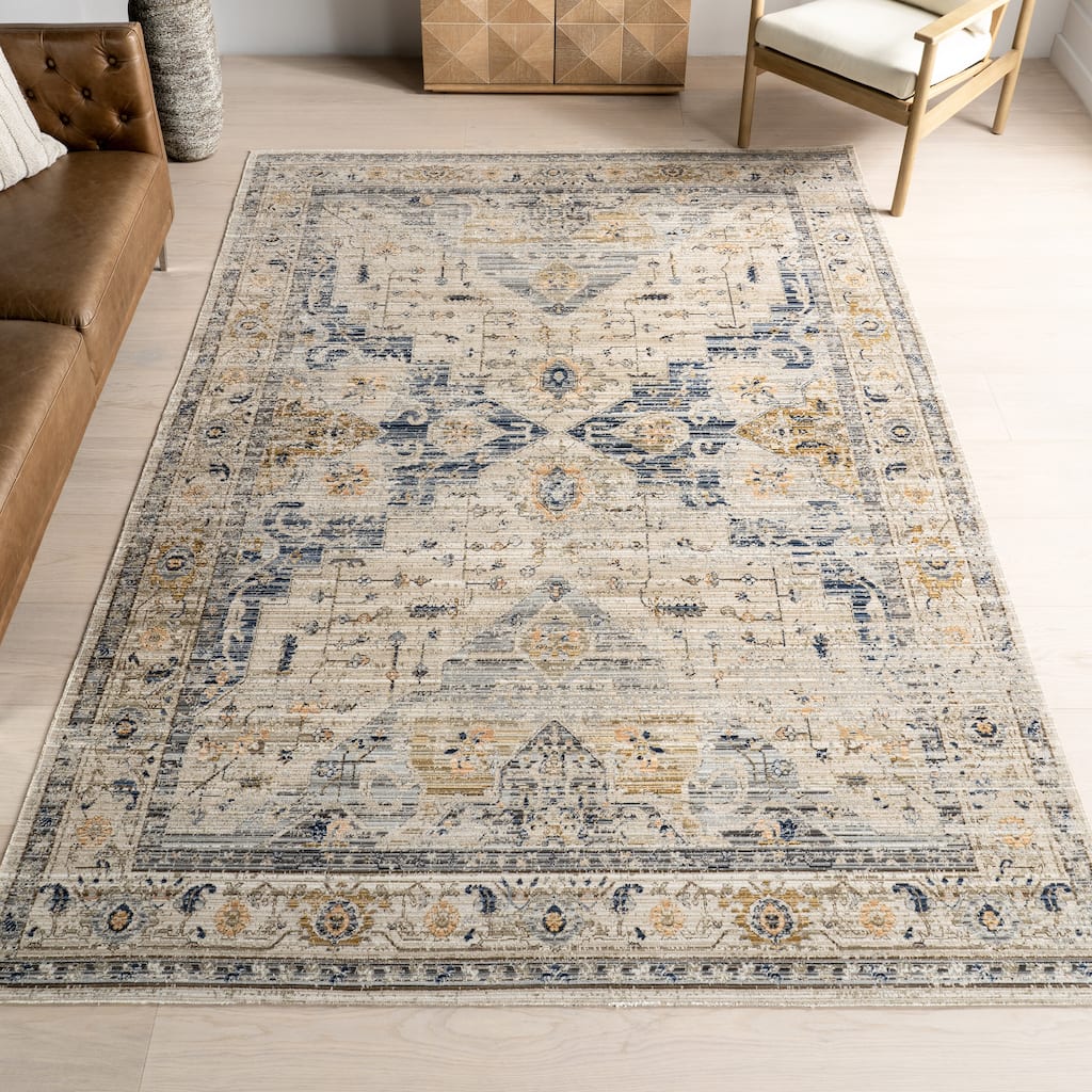 Nuloom Martha Medallion Indoor/Outdoor Area Rug