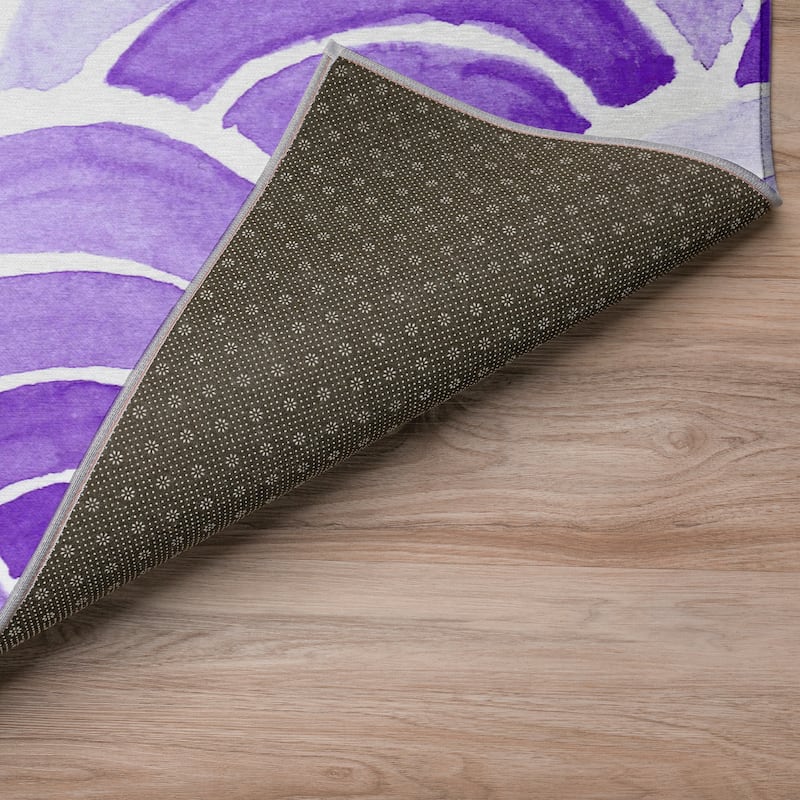 Indoor/ Outdoor Surfside Wave Washable Rug New
