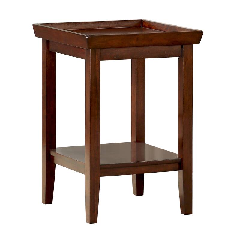 Convenience Concepts Ledgewood End Table with Shelf - Espresso