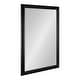 preview thumbnail 34 of 34, Kate and Laurel Dalat Framed Beveled Wall Mirror 28x40 - Black