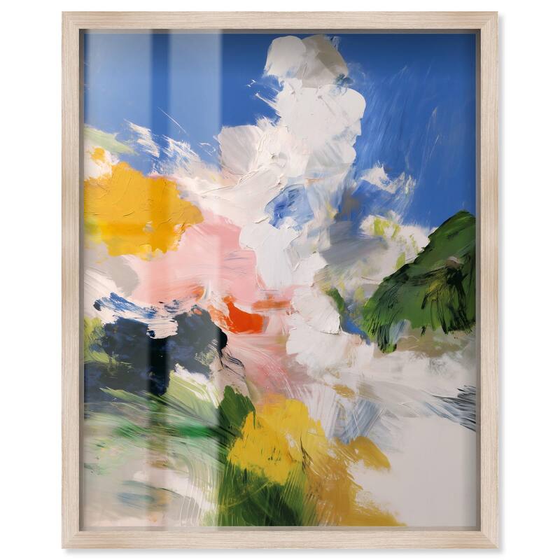 Clouds and Color II Shadowbox by Art Remedy - Natural - 36" x 45"