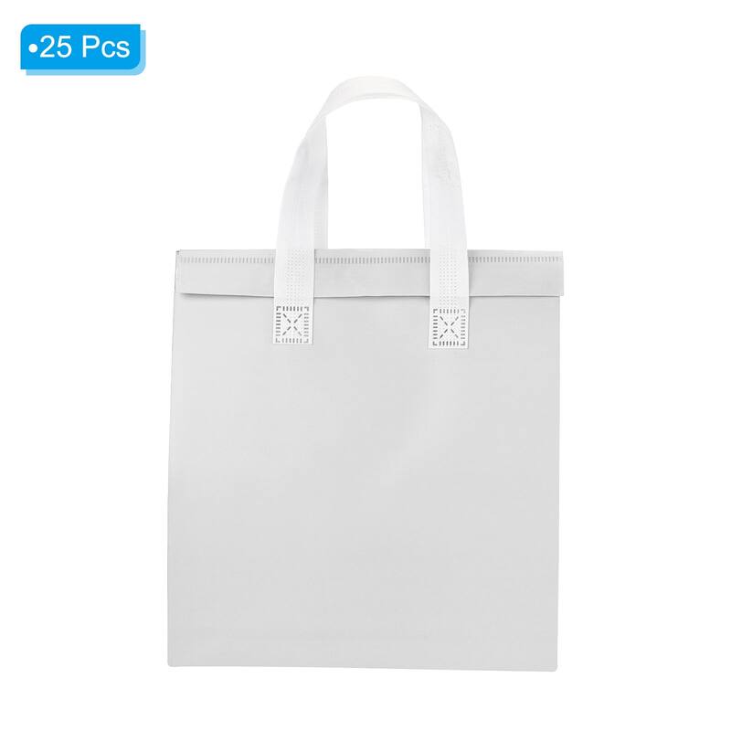 Insulated Take Away Bags, 25 Pcs Thermal Bags 11.8 x 7.9 x 12.6 Inch