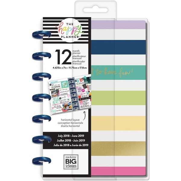shop happy planner 12 month dated mini planner 5 125x7 5 keep life