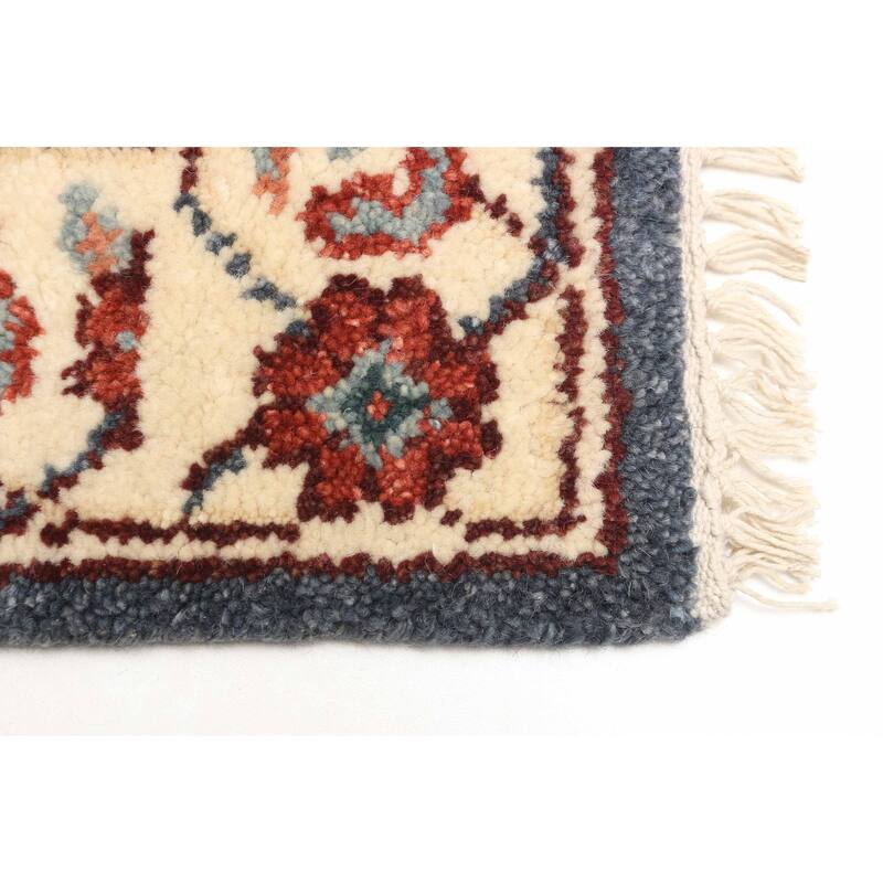 ECARPETGALLERY Hand-knotted Serapi Heritage Charcoal Wool Rug - 2'6 x 9'9