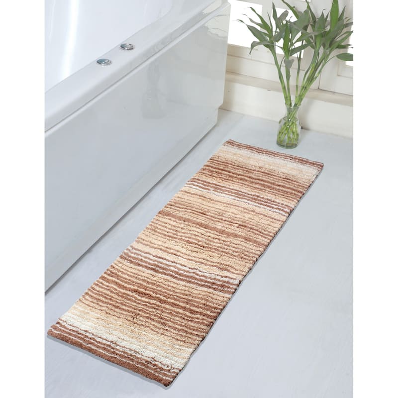 Gradiation Collection Absorbent Cotton Machine Washable Runner Rug