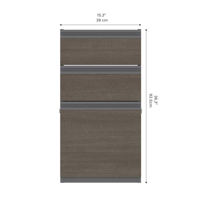 Bestar Prestige 16W Add-On Pedestal by Bestar.