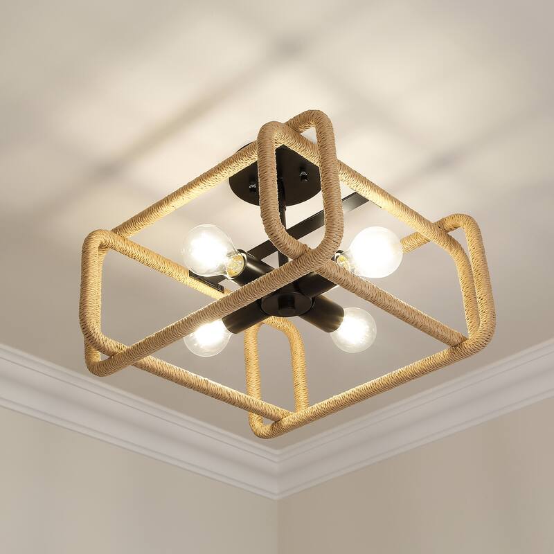 Camden 15.75" Wide 4-Light Semi-Flush