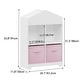 preview thumbnail 5 of 11, 2-Tier Storage Display Organizer with 2 Collapsible Fabric Drawers