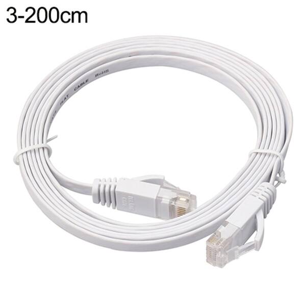 Shop 0 5 15m Cat6 Speed Gigabit Ethernet Network Lan Cable Flat