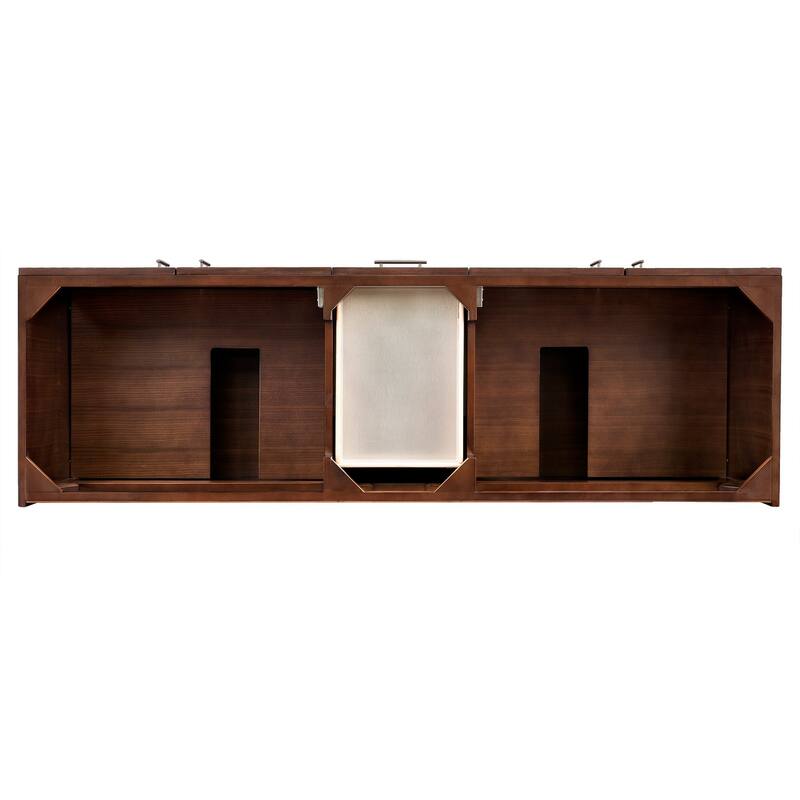 James Martin Vanities Metropolitan 72" Double Vanity, American Walnut