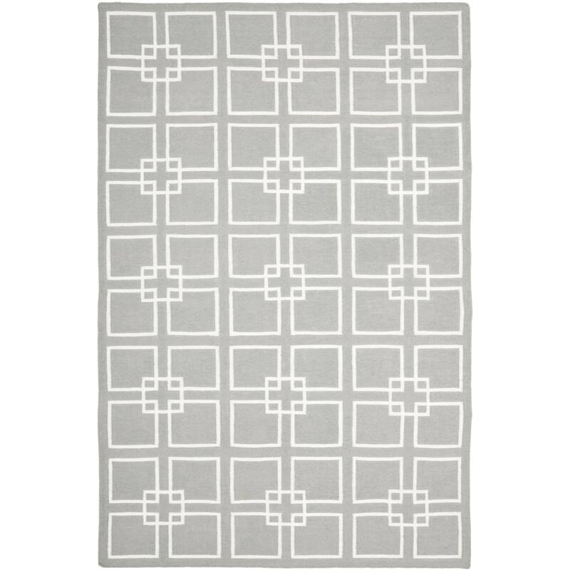 Martha Stewart by SAFAVIEH Square Dance Wool/ Banana Silk Rug