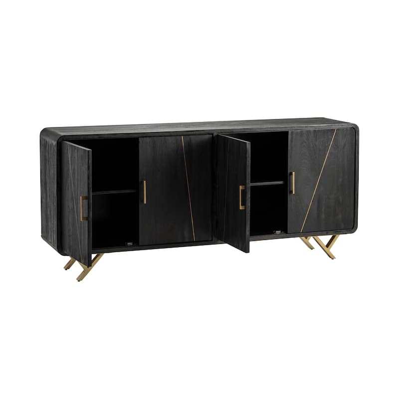 Oliver 32-inch 4-door Sideboard - 72"W x 32"H x 16"D