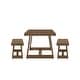 preview thumbnail 7 of 33, Farmhouse 72-inch Rectangle Dining Table Set with Benches