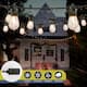 48FT LED Outdoor String Lights with 15 Waterproof S14 Bulbs, Patio Lights for Christmas, Yard decoration