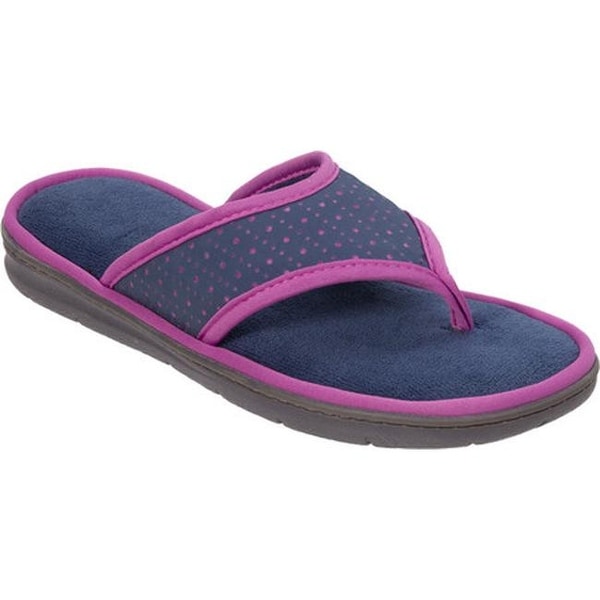 dearfoam womens flip flop slippers