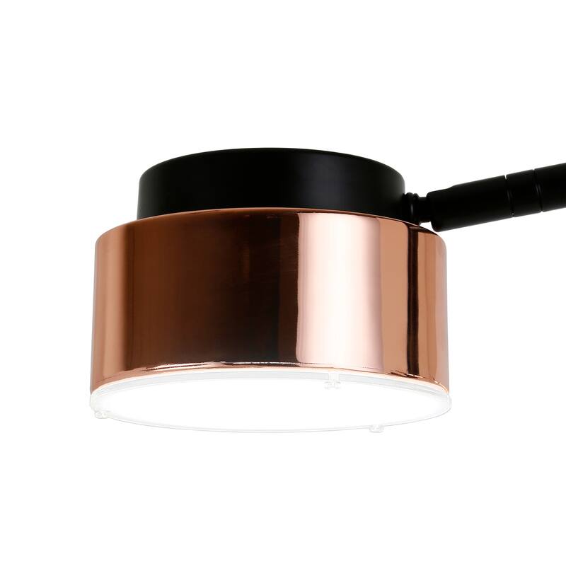 Copper Grove Ulft Copper and Black Floor Lamp