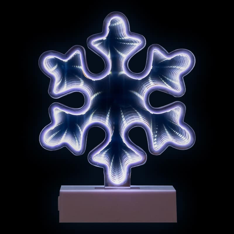 LED 3D Snowflake Christmas Tunnel Light - 7.75"