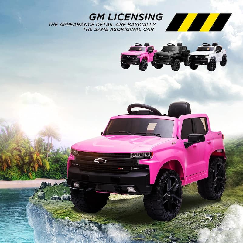 Battery Powered Licensed Chevrolet Silverado GMC Kids Ride On Truck
