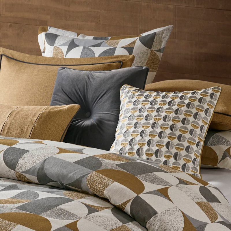 Madison Park Signature Cirque Jacquard Oversized Duvet Style Comforter Set