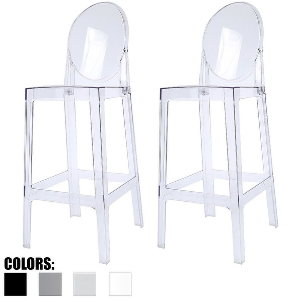 Clear shop island chairs