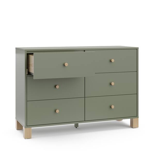 Storkcraft California 6 Drawer Dresser - GREENGUARD Gold Certified,  Interlocking Drawer System - Bed Bath & Beyond - 40339734