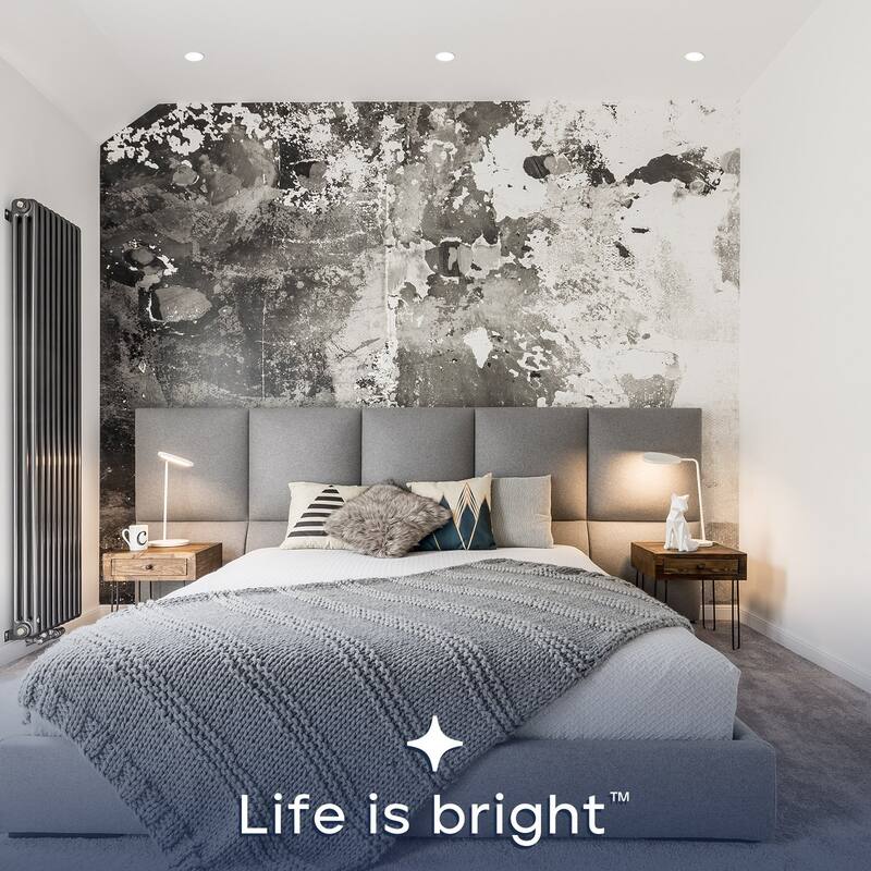 LUXRITE 4 Inch Canless Spotlight LED Recessed Light 5CCT Dimmable 650/800/1066LM CRI 90 8W/10W/13W ETL Listed 12 Pack