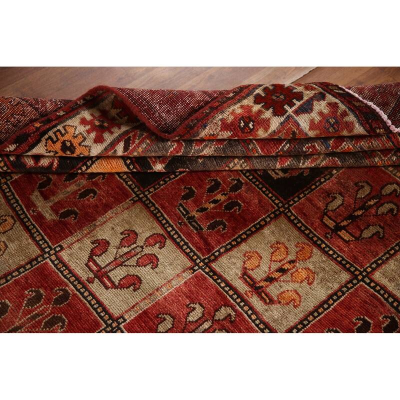 Vegetable Dye Bakhtiari Persian Vintage Area Rug Handmade Wool Carpet - 5'3"x 9'3"