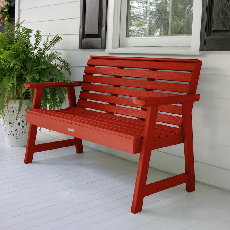 HIGHWOOD Weatherly Eco-Friendly 4-foot Garden Bench