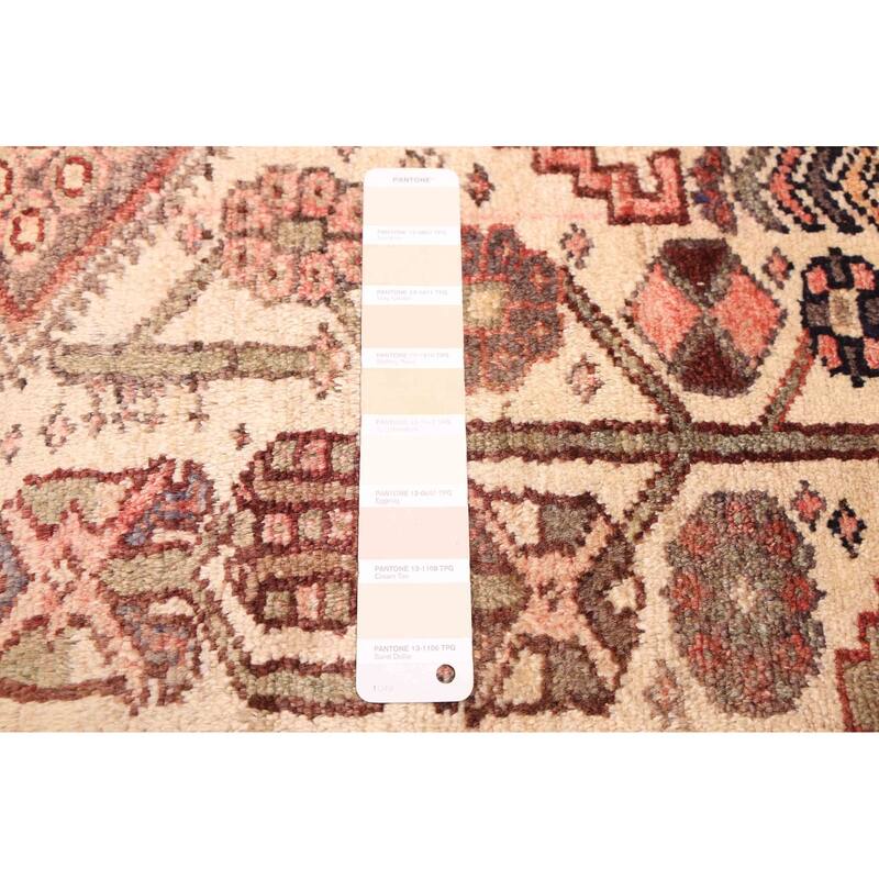 ECARPETGALLERY Hand-knotted Anadol Cream Wool Rug - 3'7 x 10'9