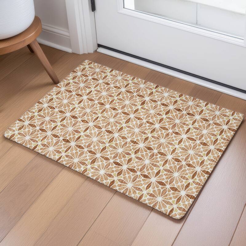 Machine Washable Indoor/ Outdoor Mosaic Pablo Chantille Rug