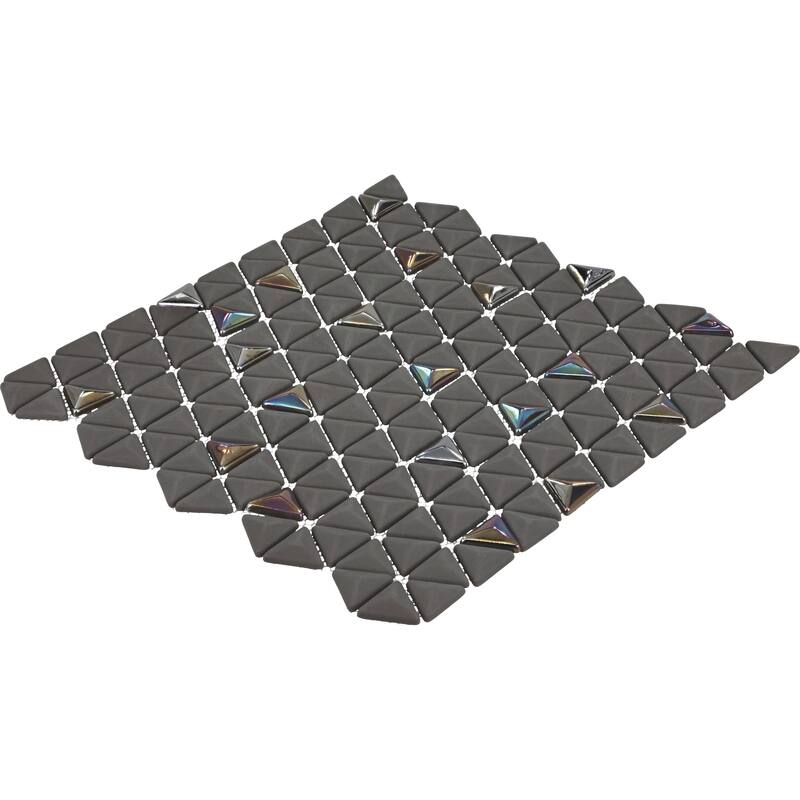 Daltile Starcastle 1" Triangle Glass Wall Mosaic (13 PC Per Carton) (11.77 SQFT Per Carton)