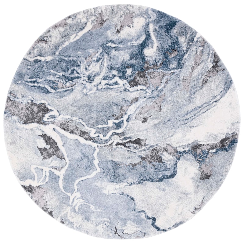 SAFAVIEH Cyrus Shag Kerasoula Abstract 1-inch Thick Rug
