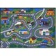 preview thumbnail 2 of 9, Ottomanson Jenny Collection Non-slip City Streets Design Kids Area Rug