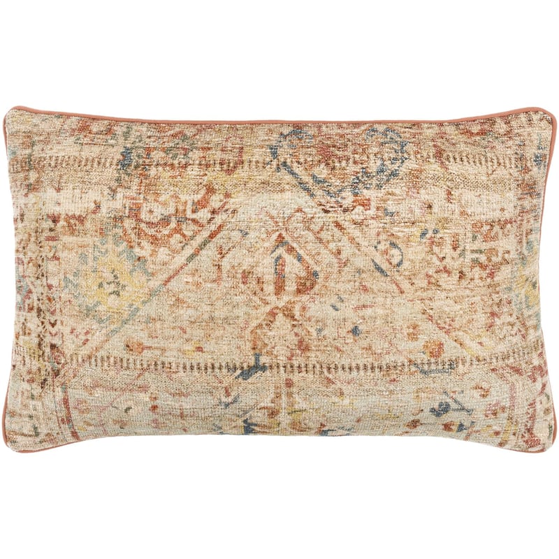 Yulissa Traditional Oriental Accent Pillow - 22"L x 22"W - Polyester