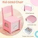 preview thumbnail 11 of 20, Costway Kids Vanity with Lights with 5 Drawers & 2 Compartments, - See Details