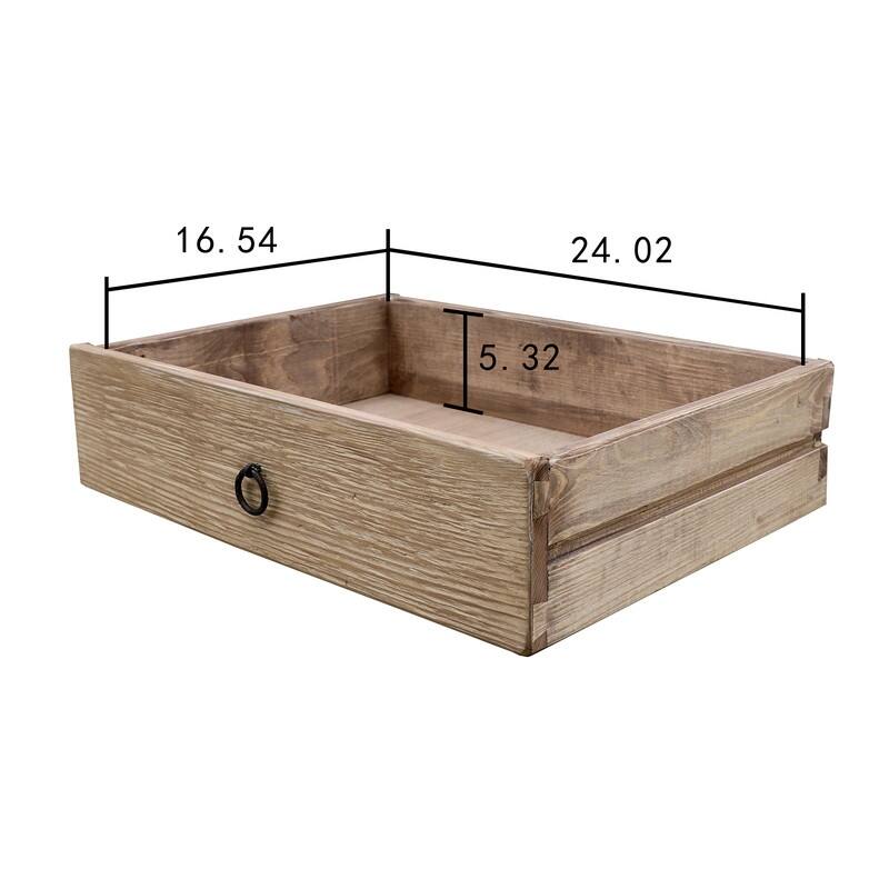 Capri 7 Drawers Sideboard Weathered Natural Pine 98x20x35H