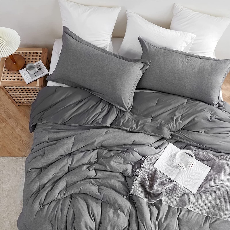 Yoga Pants® - Coma Inducer® Oversized Cooling Comforter Set - Steel Gray