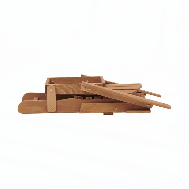 Oversize Wooden Outdoor Folding Adirondack Chair