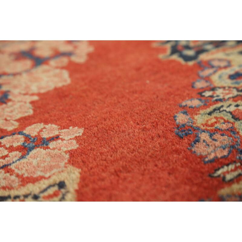 Sarouk Persian Rug Handmade Wool Carpet - 4'2" x 6'6"
