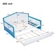 preview thumbnail 17 of 26, Roomfitters Full size Wooden Daybed with Trundle and sensor light