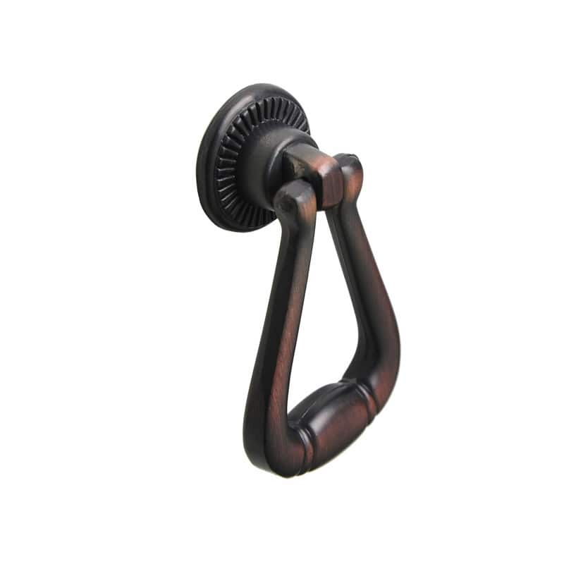 Utopia Alley Soffi Cabinet Ring Pull Knob - Vintage Cabinet Hardware with Hand Finished Oil Rubbed Bronze, 2.0"