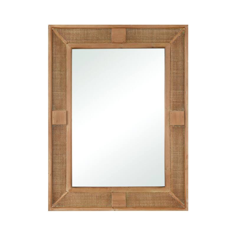 Elk Home Cabana Natural Wood 29.5 Inch Wide Mirror