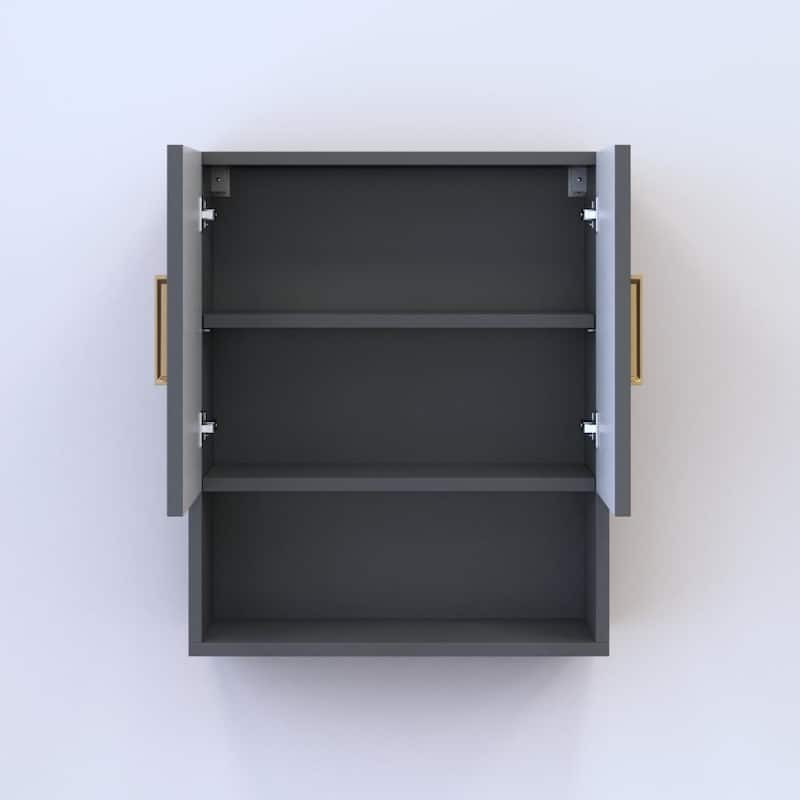 Meble Furniture Madera 07 Over the Toilet Cabinet (20"W x 24"H) - Modern Matte Finish Bathroom Storage