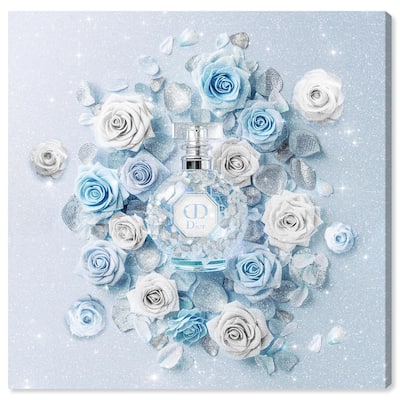 Sparkling Floral Perfume II Canvas by Art Remedy, Gallery Wrapped