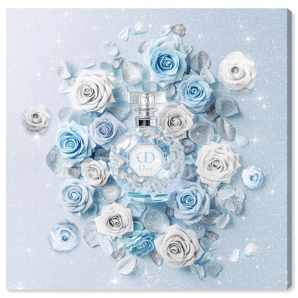 Sparkling Floral Perfume II Canvas by Art Remedy, Gallery Wrapped