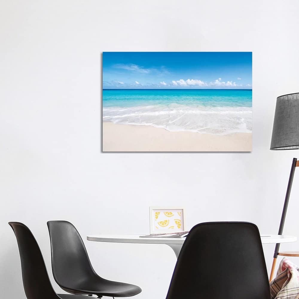 iCanvas "Beautiful Beach On Bora Bora" by Jan Becke Canvas Print