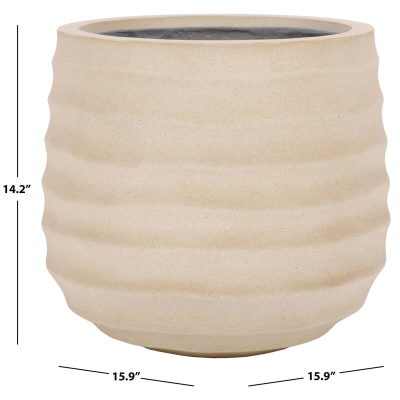 SAFAVIEH Outdoor Living Marta Planter Pot - 16"W x 16"D x 14"H